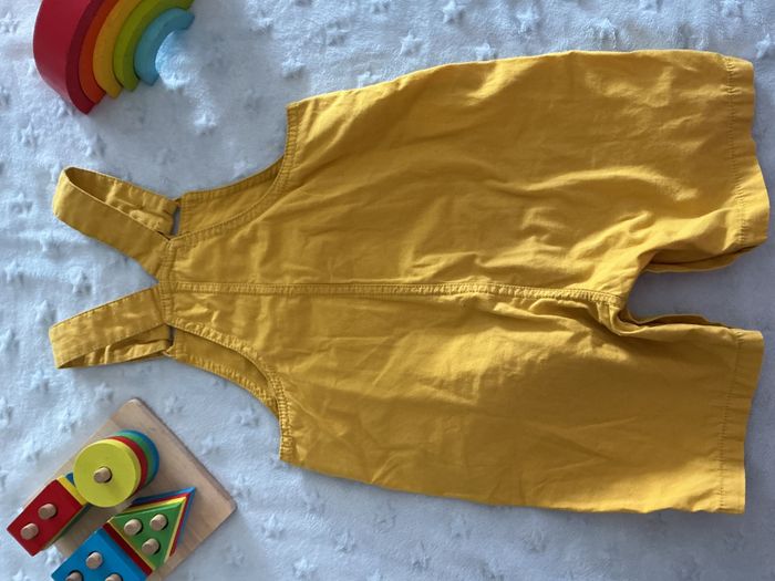 salopette short jaune pressions entre les jambes 23 mois - photo numéro 6