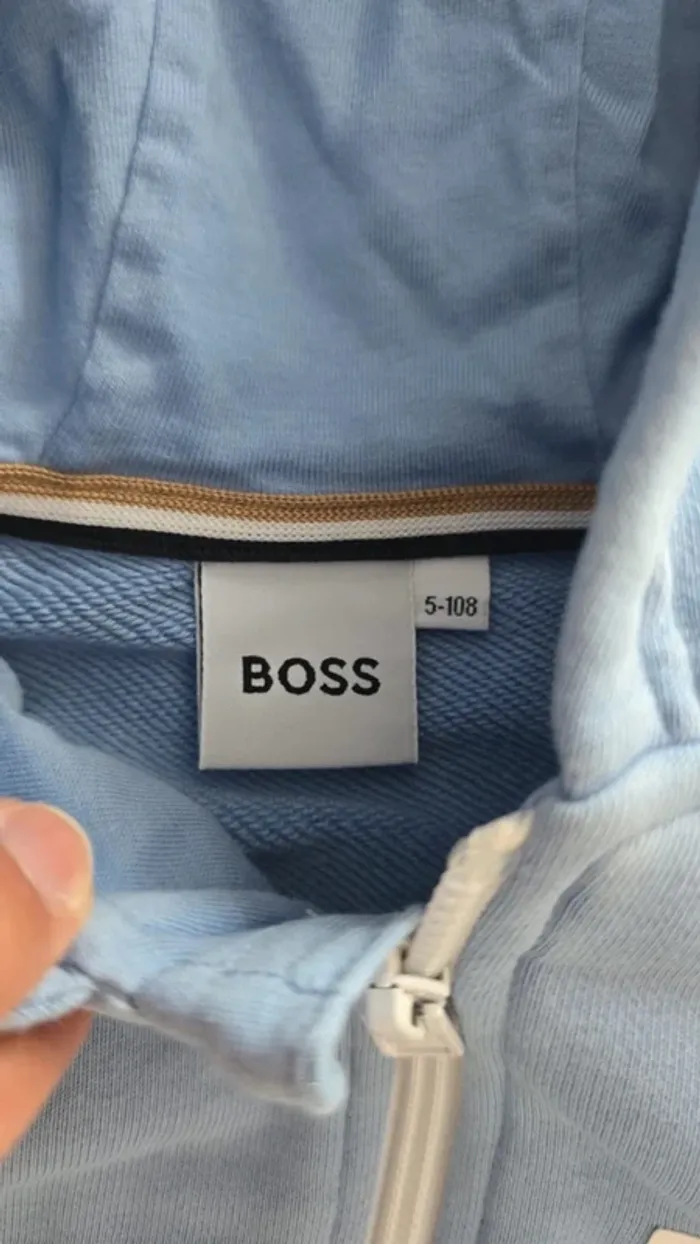 Ensemble jogging Boss bleu clair - photo numéro 4