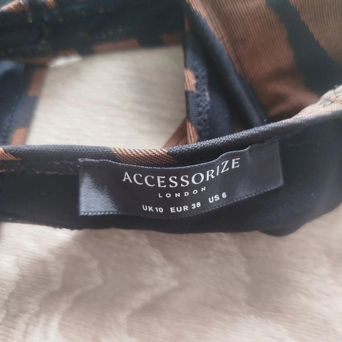 Brassière zébrée marron noir | Accessorize | Taille 38 - photo numéro 3