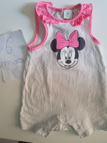 Combi short / barboteuse Minnie, 6 mois