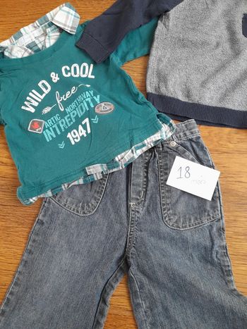 Ensemble 3 pièces 18 mois