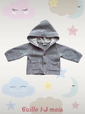 Gilet bébé 1-3 mois H&M
