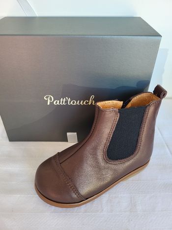 Bottines fille en cuir bronze Point 21 Made in France 🇨🇵