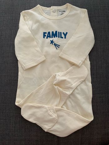 Pyjama bébé crème