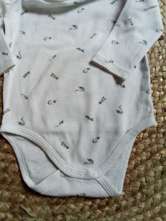 Lot babygro velours imprimé+ body imprimé Obaibi - photo numéro 10