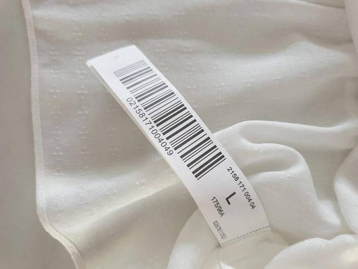 Stradivarius chemiser blanc taille L - photo numéro 10