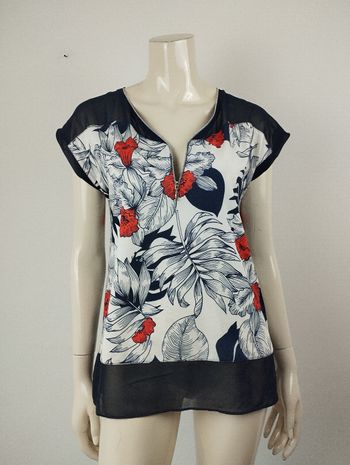 Blouse Riu satinée avec fermeture taille 38