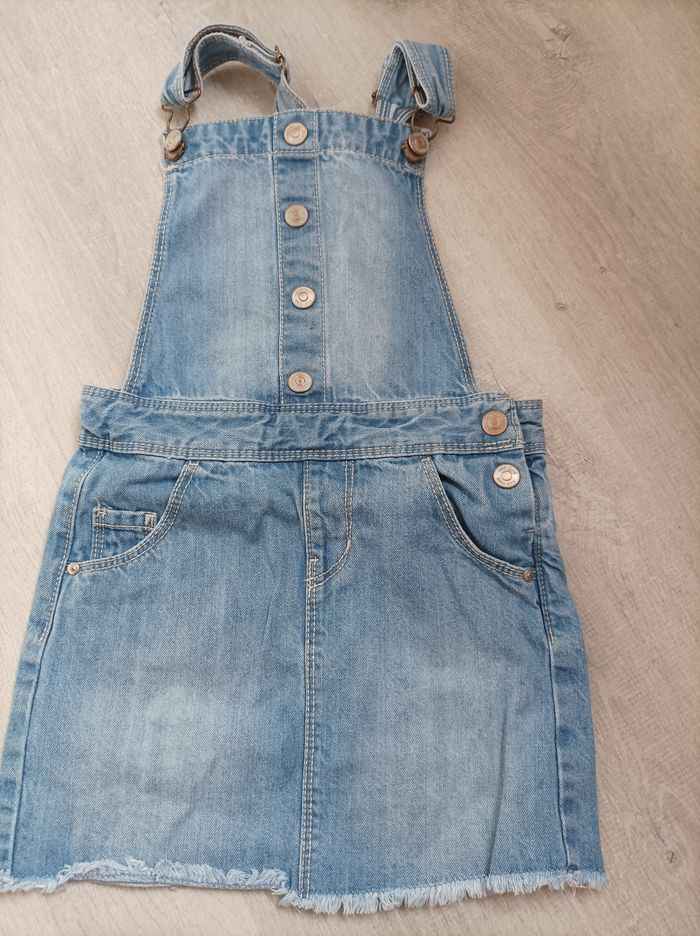 Robe salopette en jean