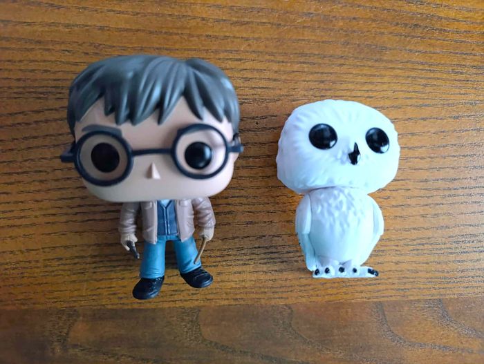 Lot de 2 Figurines POP Harry Potter + Hedwige - photo numéro 2