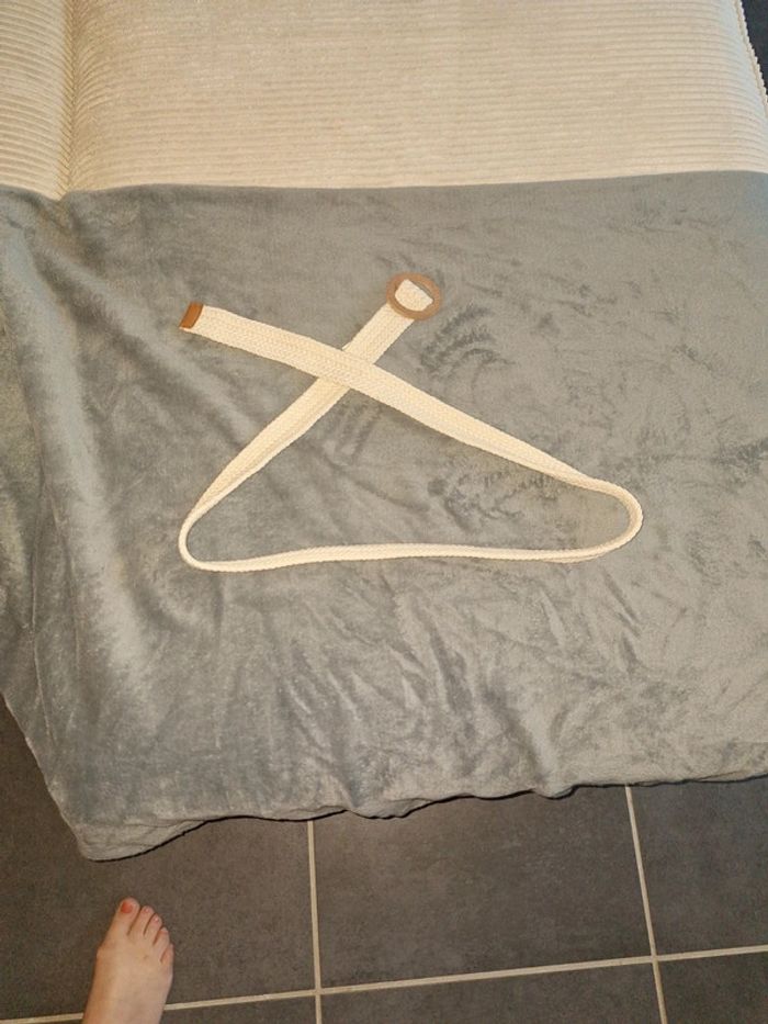 Ceinture beige coton 130 cm - photo numéro 2