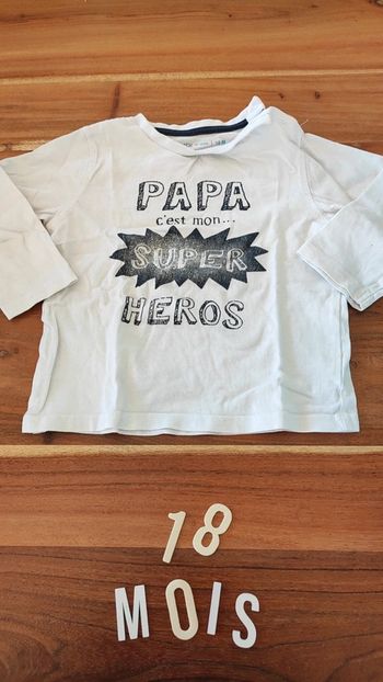 Tee short manches longues