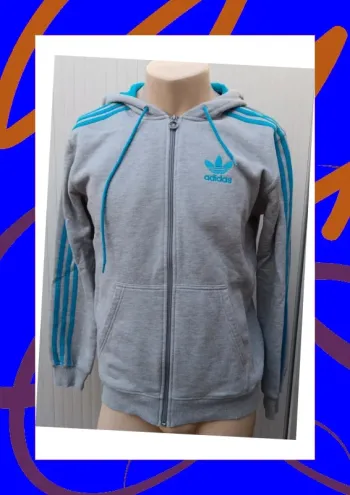 Sweat zippé à capuche M Adidas