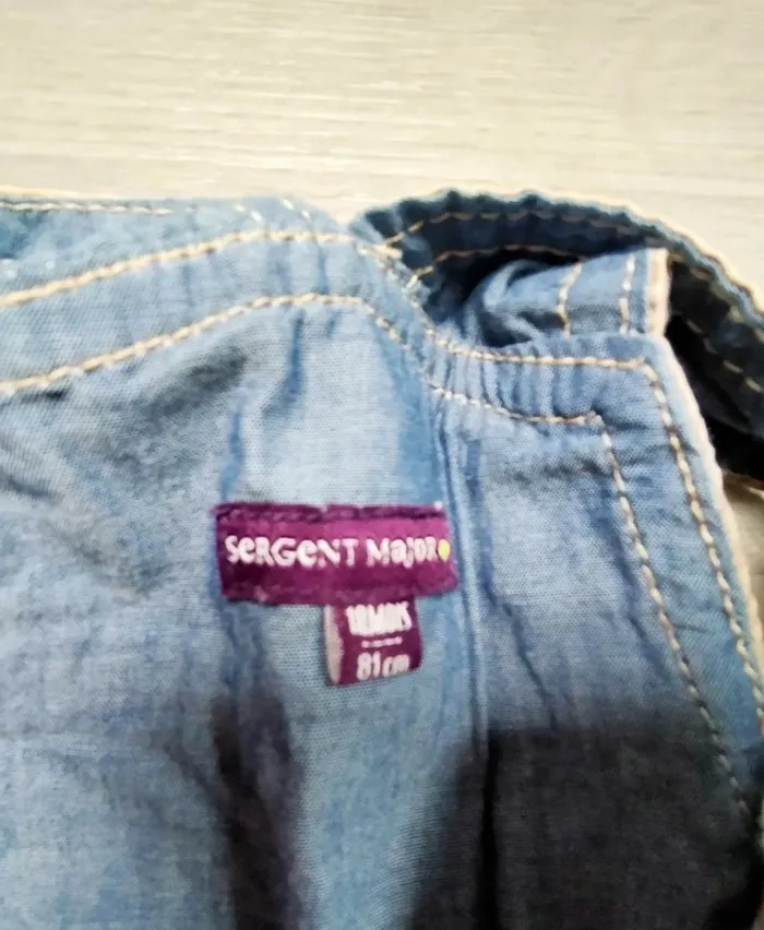 Salopette beige garçon 18 mois Sergent Major - photo numéro 4