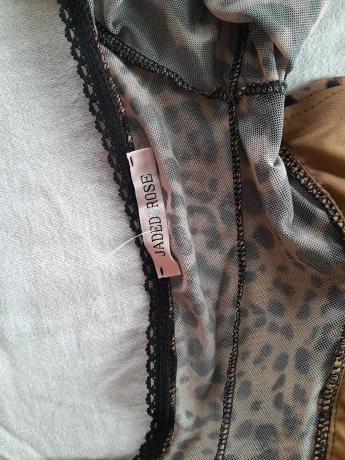 Robe dos nu leopard Jaded rose neuve sans etiquette - photo numéro 8