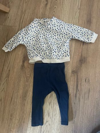 Ensemble sweat + legging kiabi 9 mois