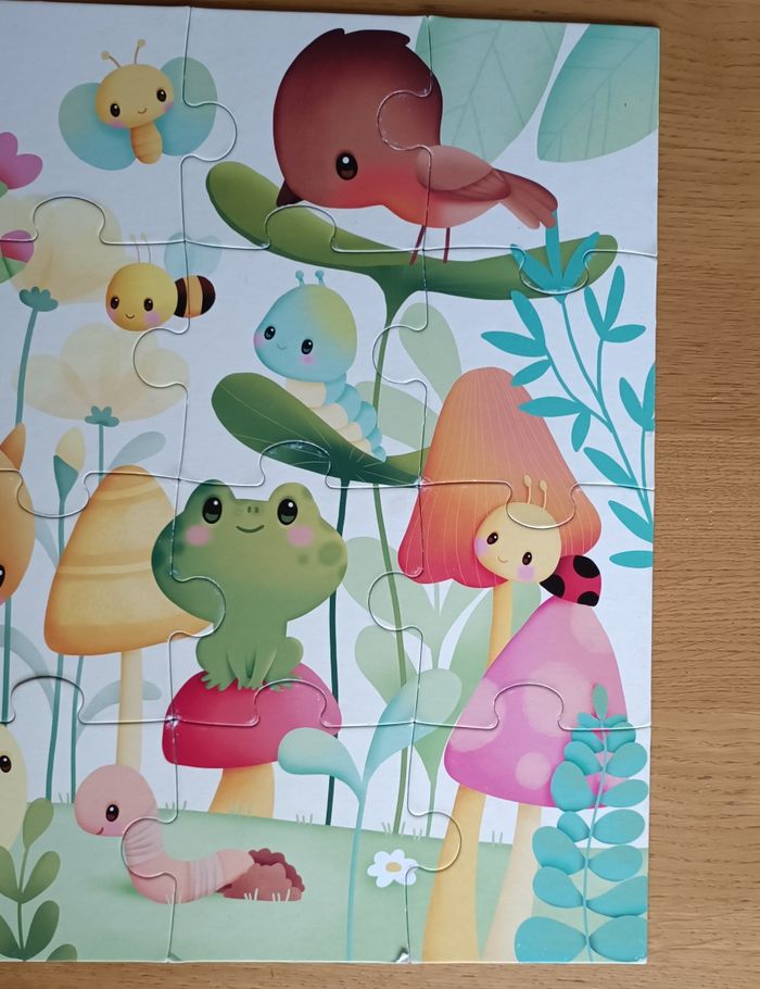 Puzzle Janod "Les compagnons du jardin" 20 pièces 2 ans + - photo numéro 8