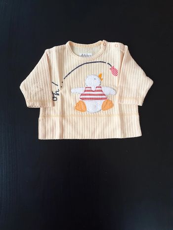 Tee-shirt manches longues 1 mois