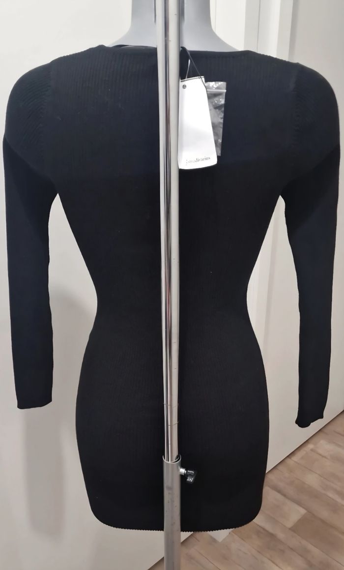 Robe courte noire moulante – Taille XS (34) - photo numéro 4