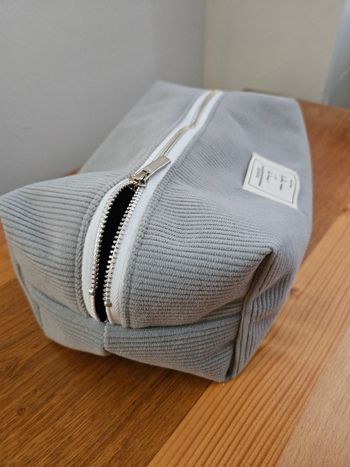 #trousse de toilette cousu main 