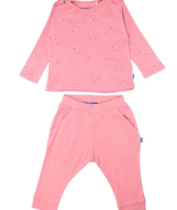 Ensemble T-shirt à manches longues + Pantalon 6 mois en coton Imps & Elfs