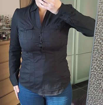 chemise noire camaieu M