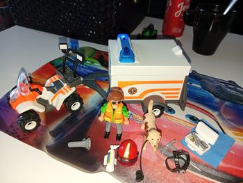 Quad sauvetage en Montagne Playmobil
