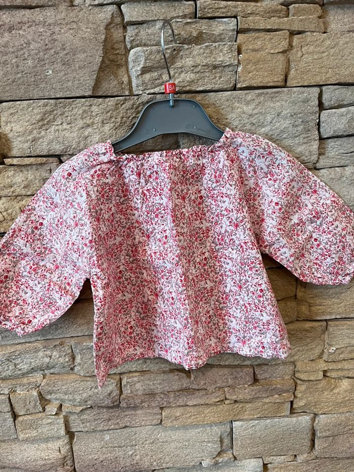 Blouse légère 3 mois parfait état - photo numéro 3
