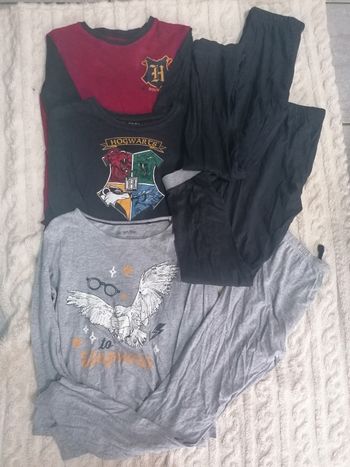 Lot 3 pyjamas Harry Potter mixtes 12 ans