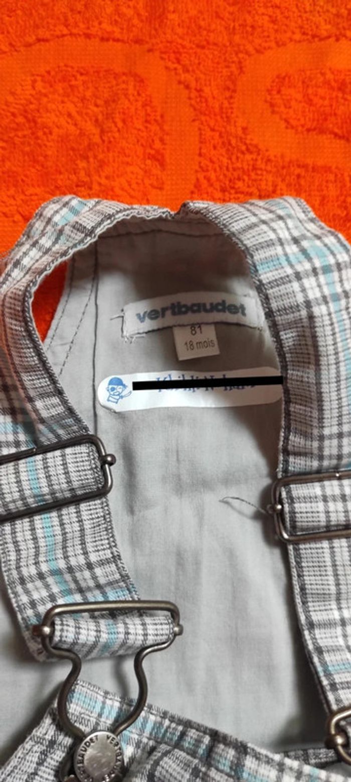 Salopette short Vertbaudet 18 mois 81 cm - photo numéro 4