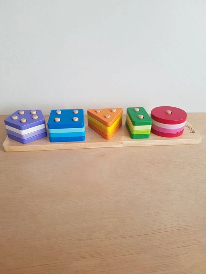 Boby puzzle encastrement bois formes et couleurs - photo numéro 13
