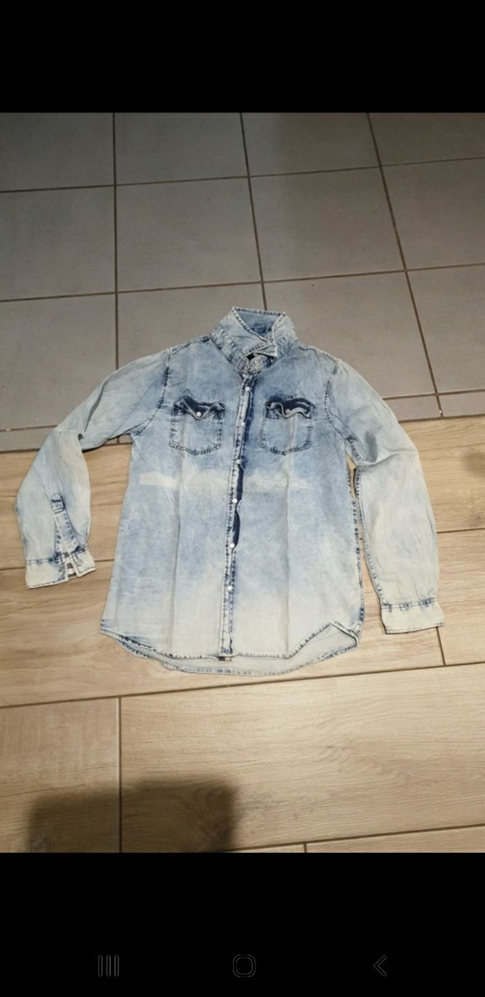 Chemise jeans 14 ans