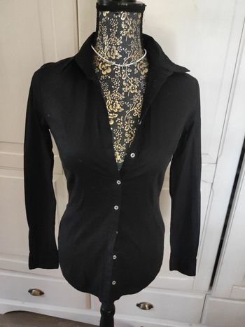 Chemise Camaïeu noire