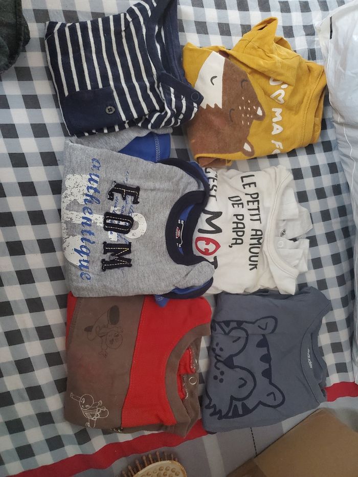 lot de 6 t-shirt 3 mois