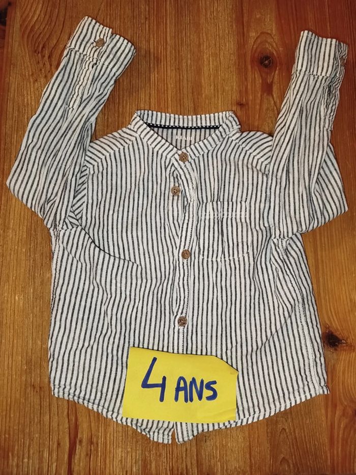 Chemise manches longues 4ans
