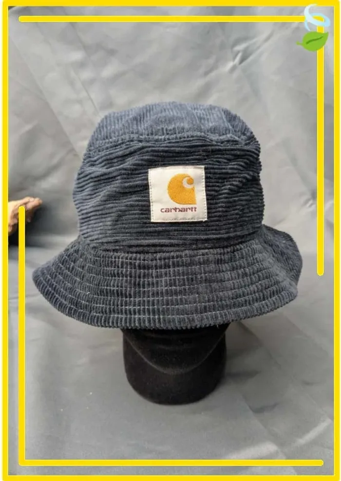 🧢 Bob Carhartt WIP en velours – Pour tête stylée uniquement