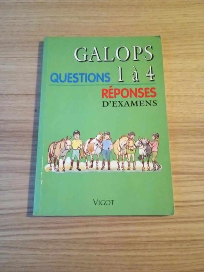 Livres galops 1 à 4/ galops 5 et 6/ Galops 1 à 4 questions réponses - photo numéro 12