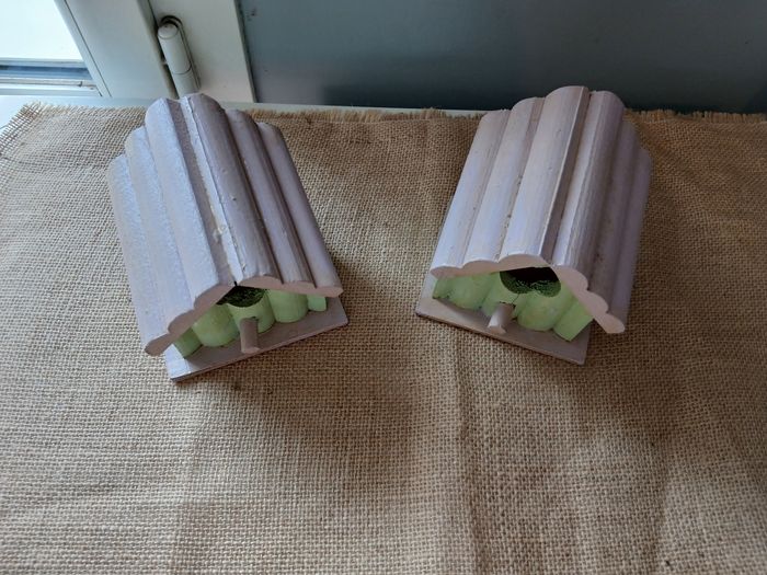 Lot de deux nichoirs à oiseaux - photo numéro 2