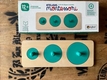 Puzzle 3 disques montessori