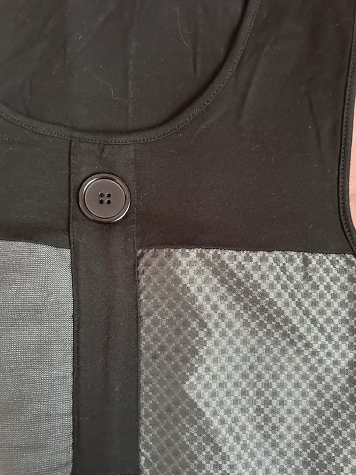 Robe noir à motif gris - photo numéro 2