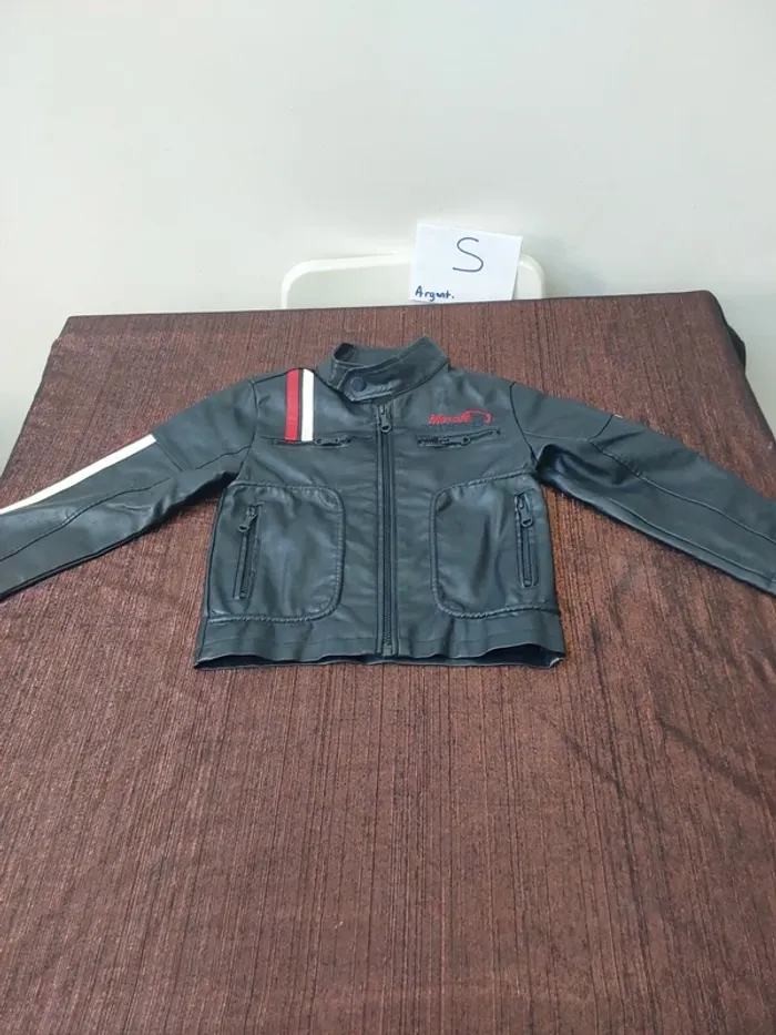 Manteau ”moto” garçon