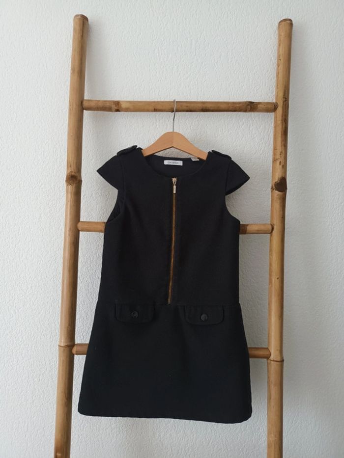 Jolie robe de fête noire Okaïdi 6 ans - photo numéro 1