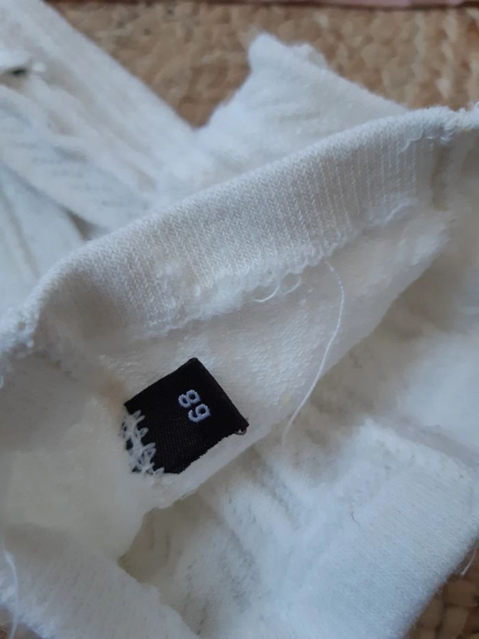 Robe rose et collant blanc 68 cm - photo numéro 10