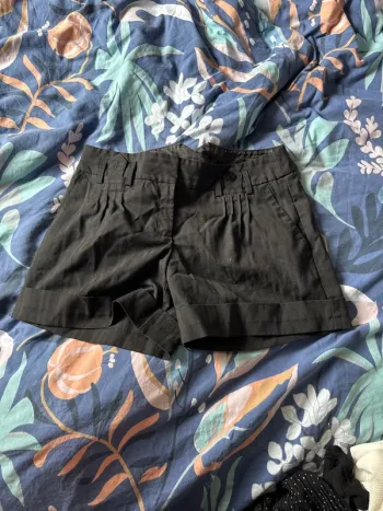 Mini short femme 38 promod noir