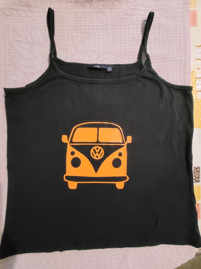 Tee-shirt à bretelles Combi Volswagen - photo numéro 3