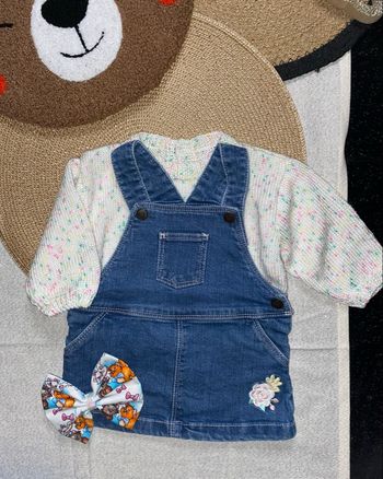 Ensemble pull robe en jean