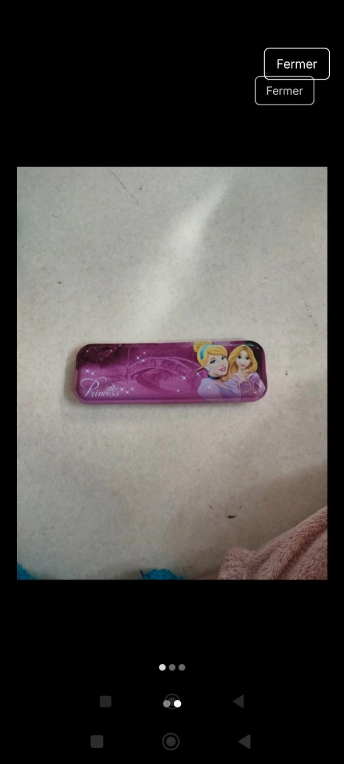 Boîte de crayon stylo pour enfant fille