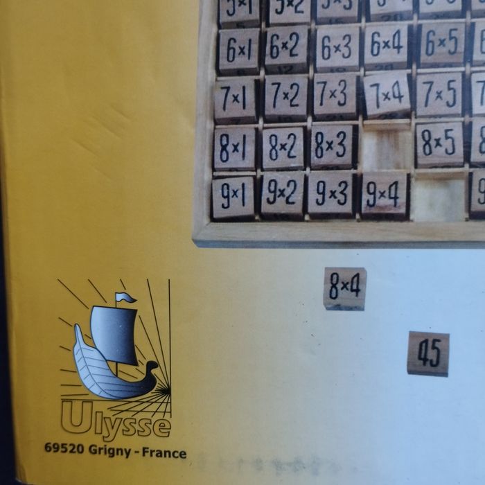 Table de multiplication en bois Ulysse Neuf - photo numéro 7