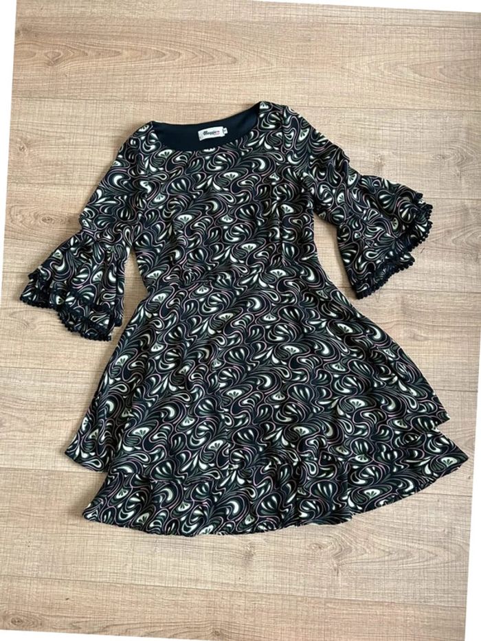 Robe imprimée multicolore Maggie Sweet taille S jamais portée - photo numéro 11