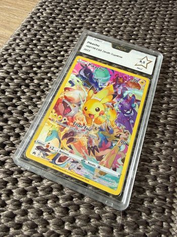 Carte Pokémon Pikachu zénith suprême 160/159 pca 9,5 Fr