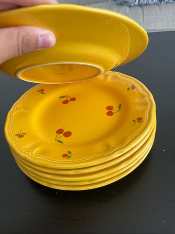 Lot 6 assiettes